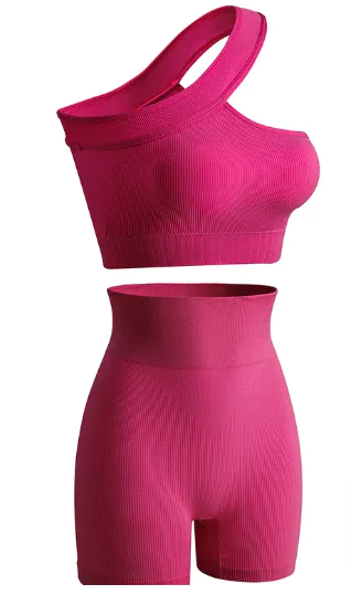 Shockproof Off-shoulder Sports Bra