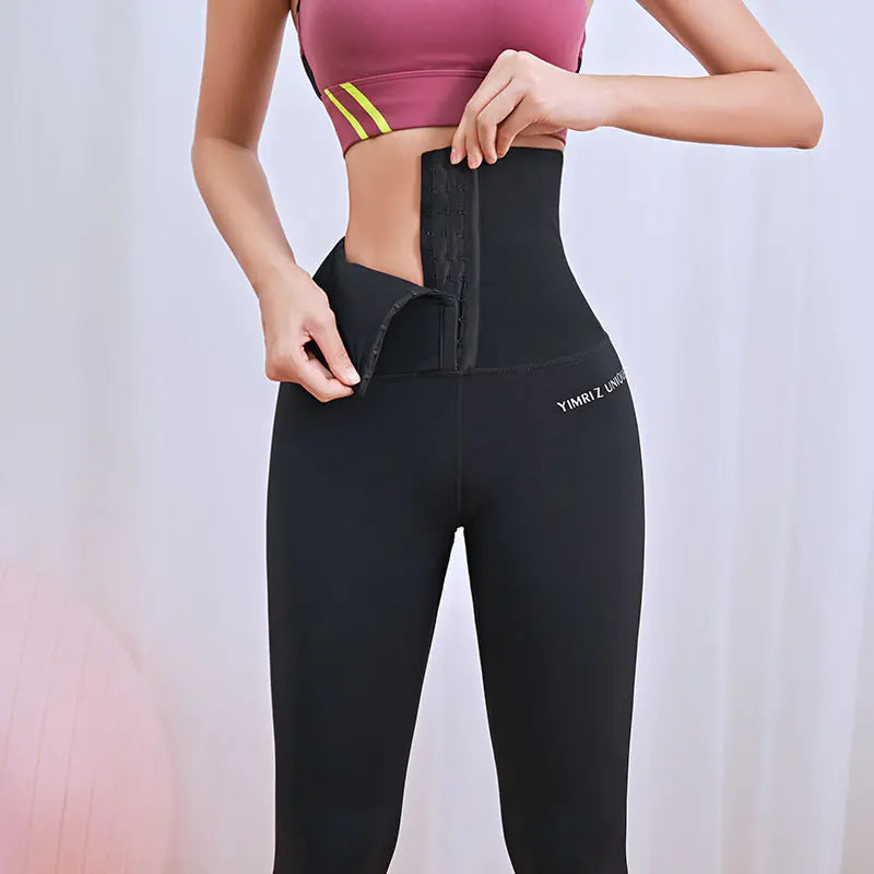 Fitness Pants with Waist and Abdomen Support