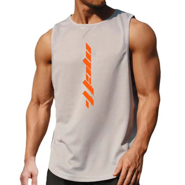 Polyester Fiber Vest for Gym and Daily Leisure