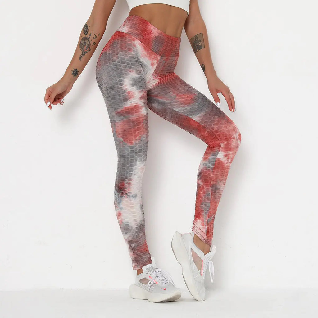 Tie-Dye Leggings for Fitness and Sports