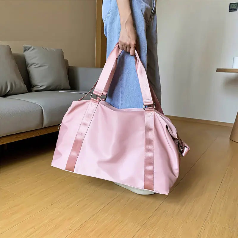 Women's Fitness Gym Duffel Tote Bag.