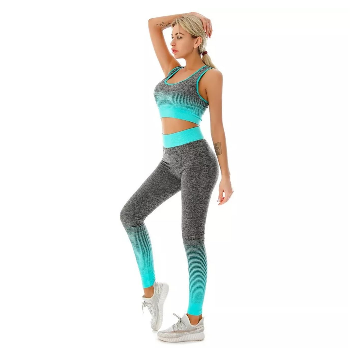2 Piece Workout  Set - Short Top