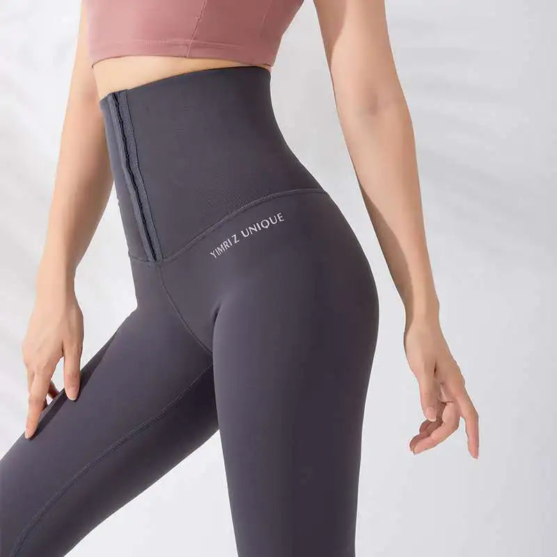 Fitness Pants with Waist and Abdomen Support