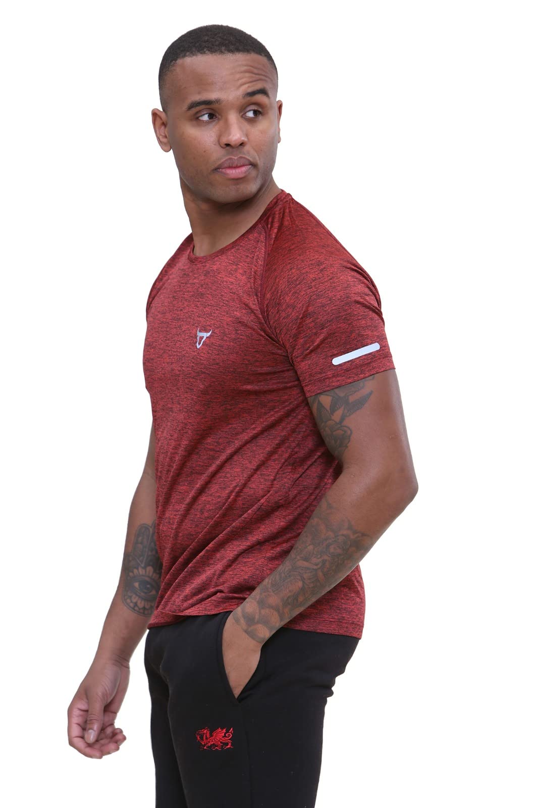 Pack of 3 Men's Workout Short Sleeve T-Shirts.