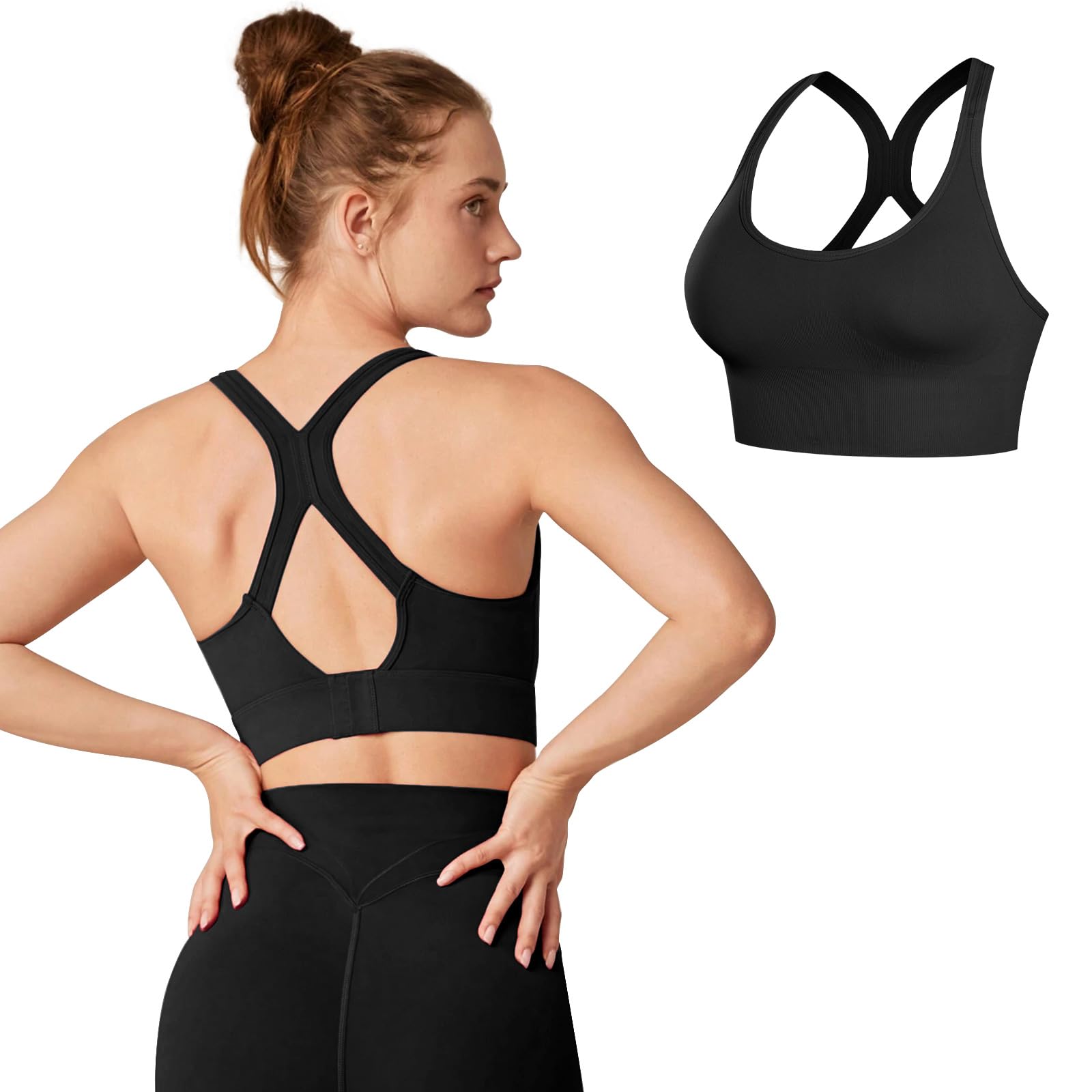Racerback Sports Bra High Impact