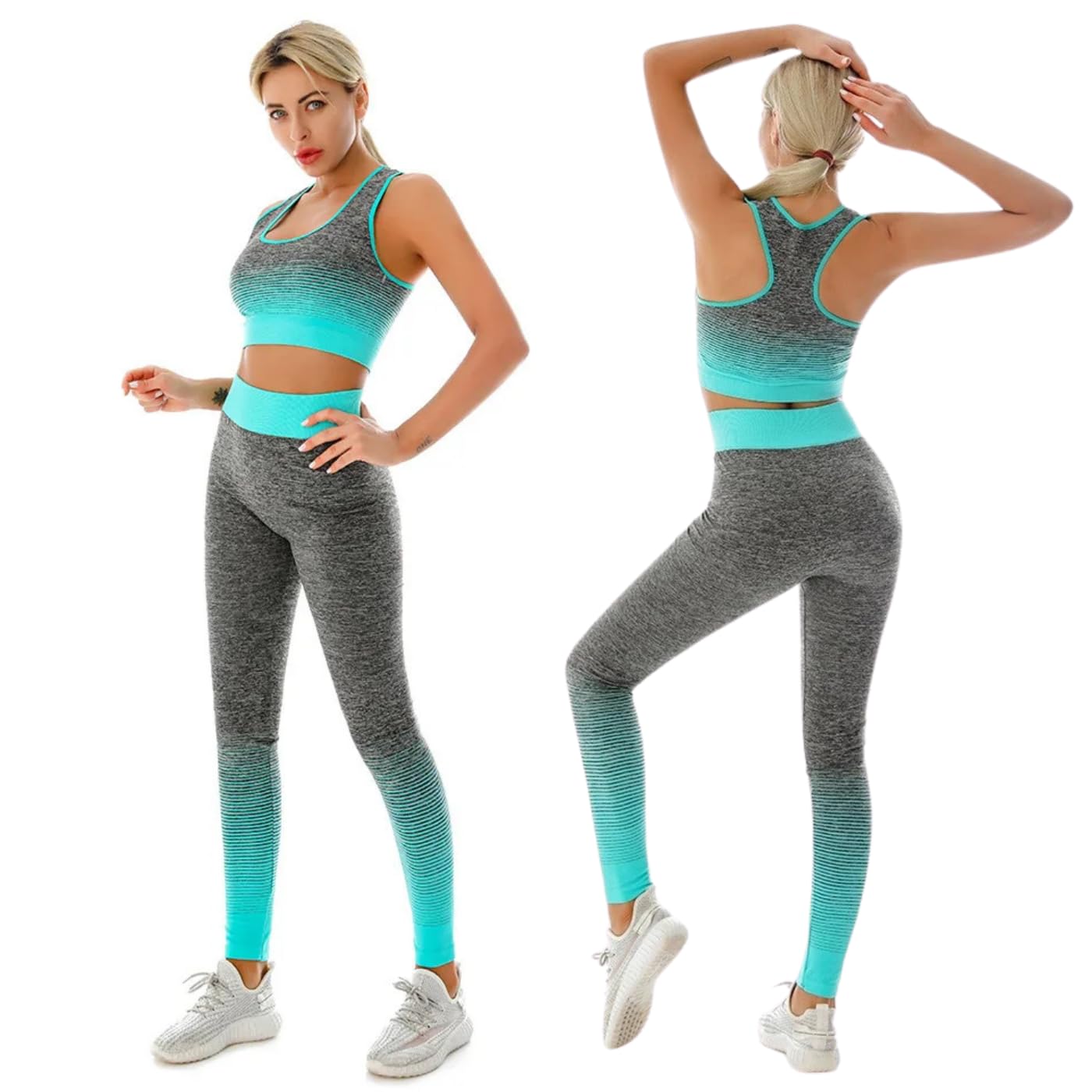 2 Piece Workout  Set - Short Top