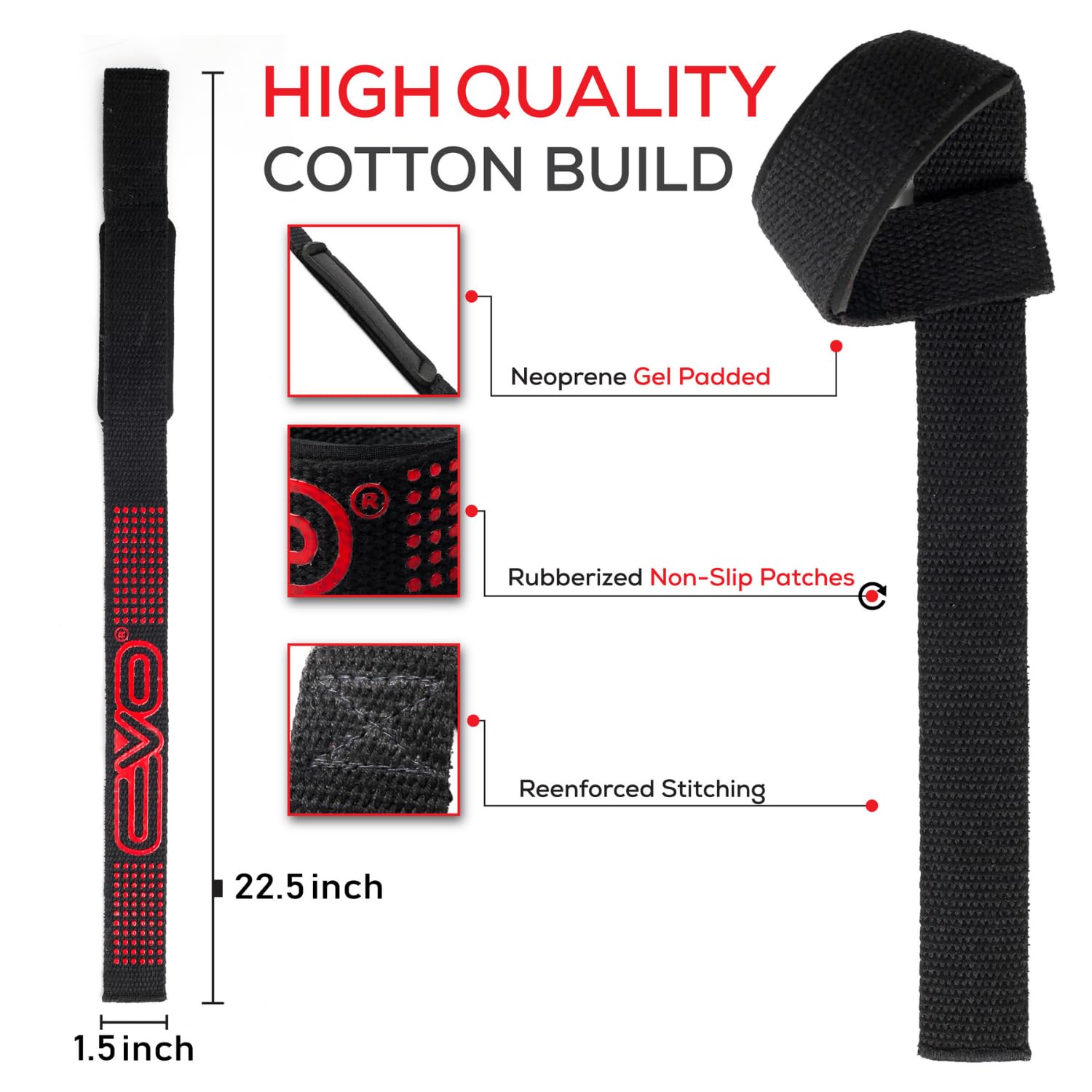 Fitness Weight Lifting Straps Anti Slip