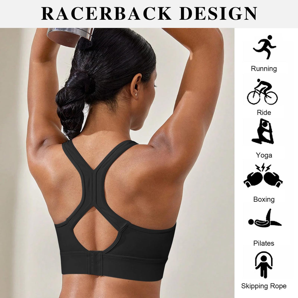 Racerback Sports Bra High Impact