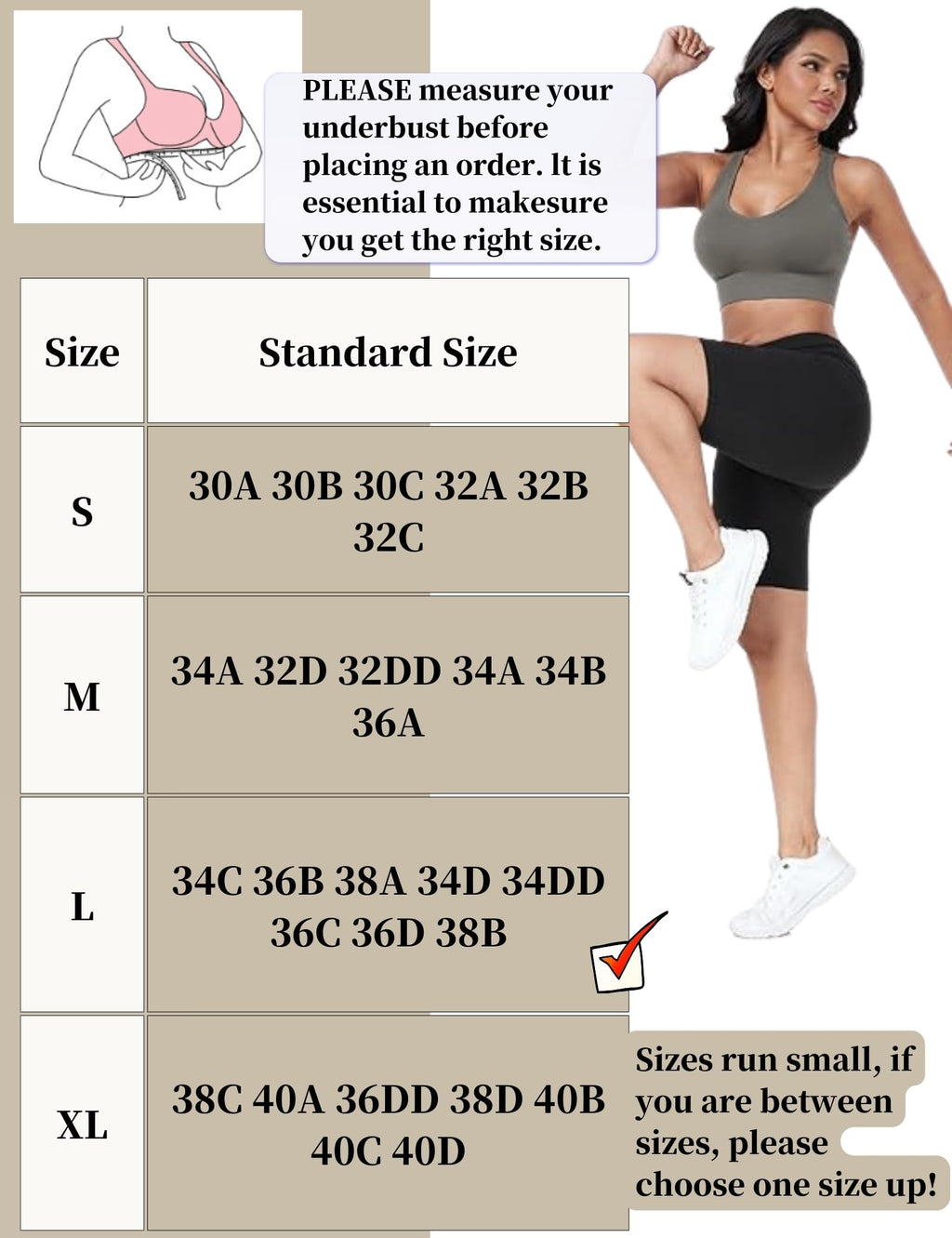 Sports High Impact Bra