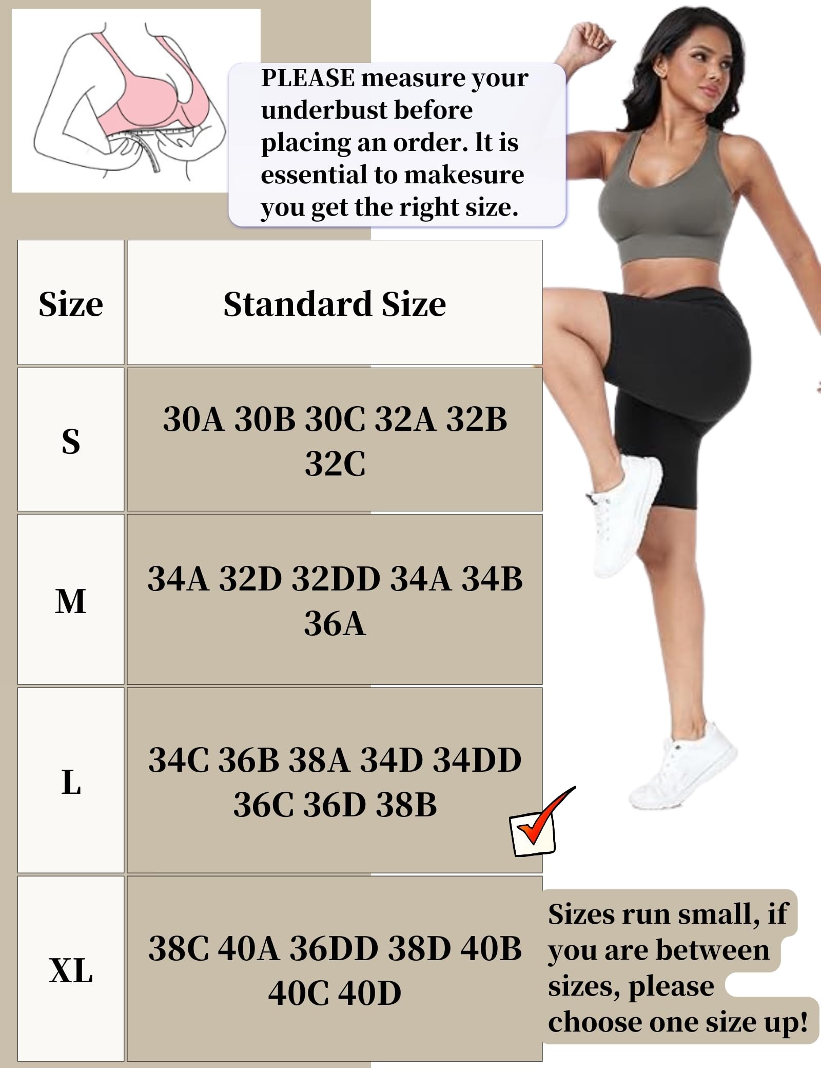 Sports High Impact Bra