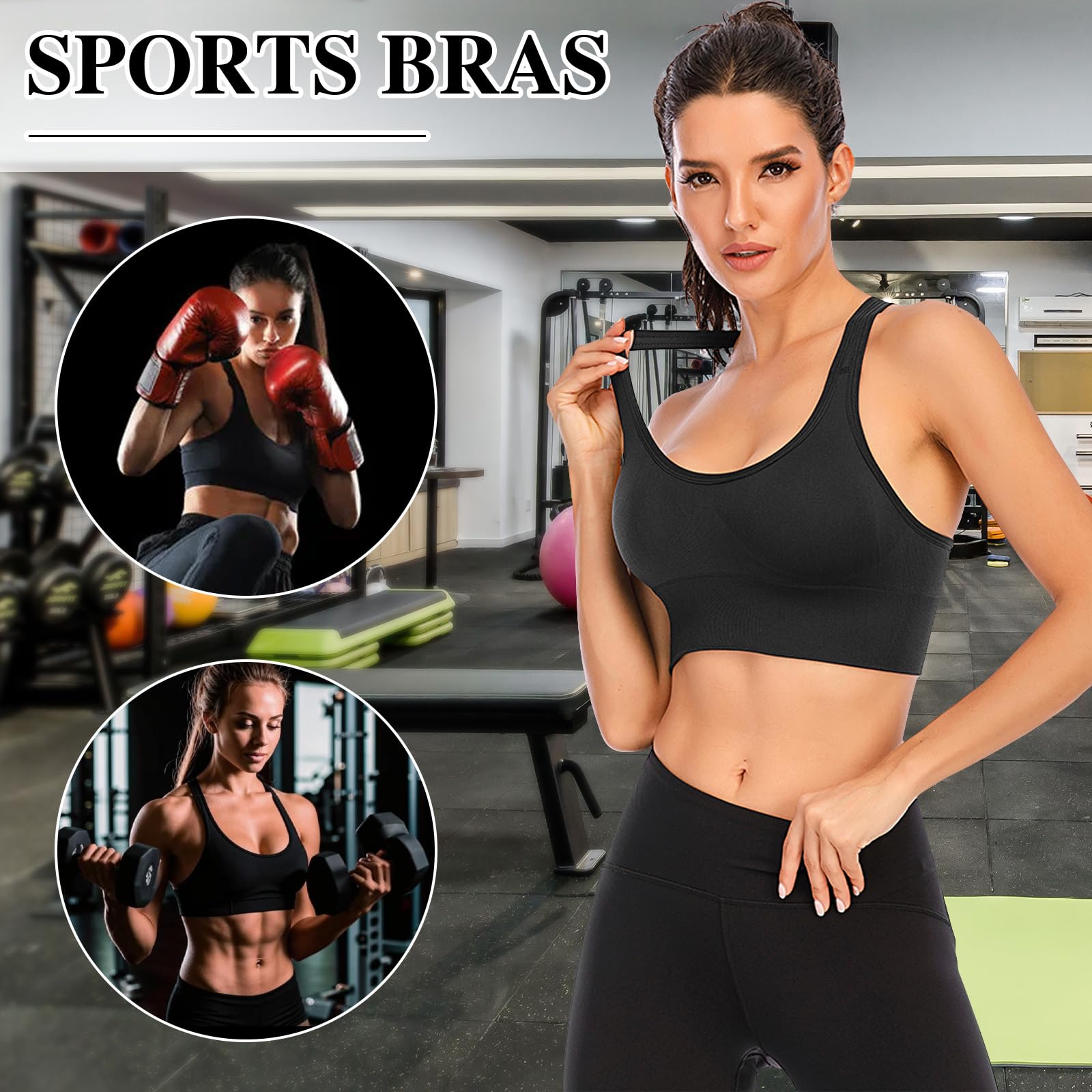 Racerback Sports Bra High Impact