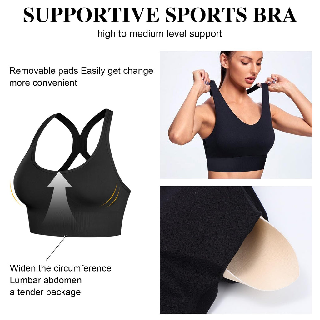 Racerback Sports Bra High Impact