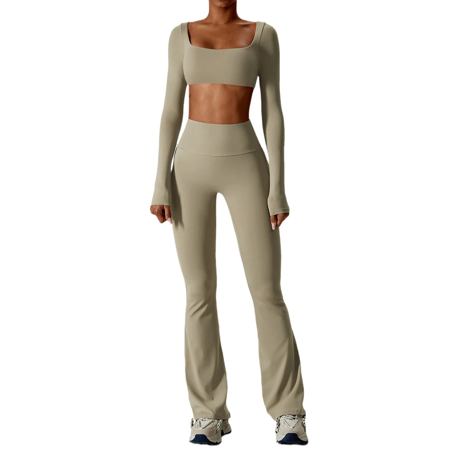 Nude Feel Gym Suit Set