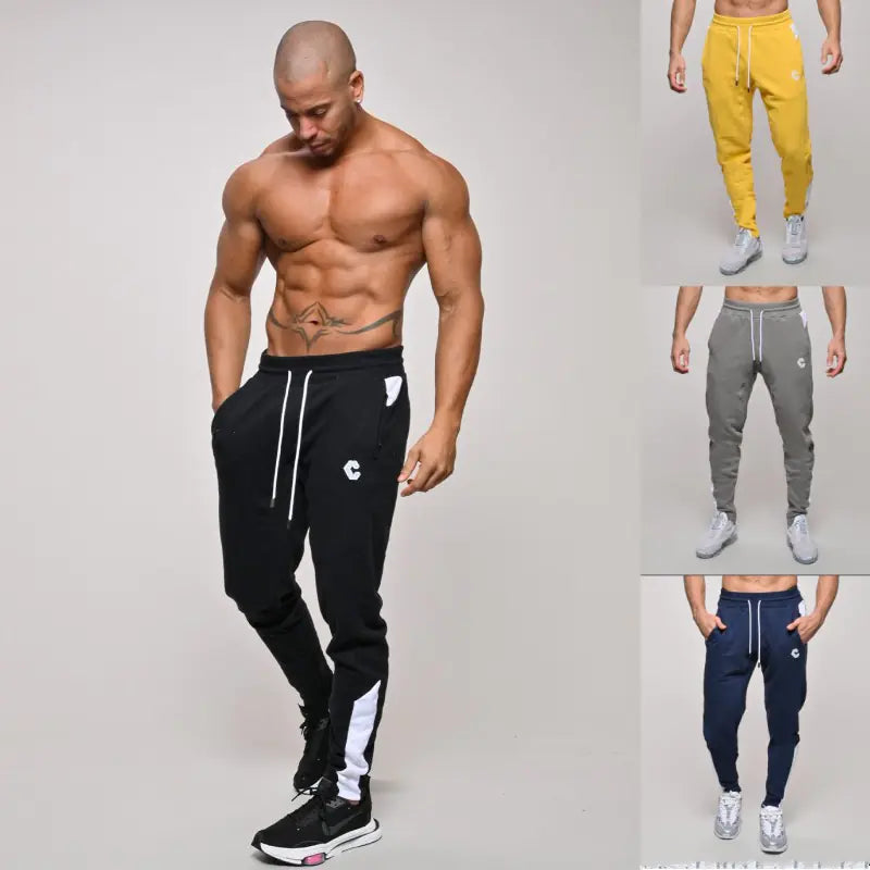 Slim-Fit Stretchable and Breathable Track Bottom