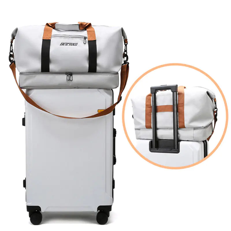 Large Capacity Waterproof Men's Travel Gym Bag