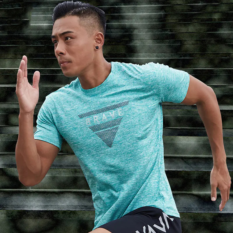 Quick-Dry Sports Short Sleeve T-Shirt for Training