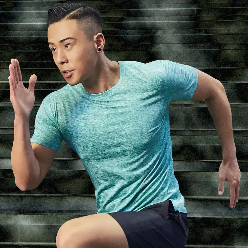 Quick-Dry Sports Short Sleeve T-Shirt for Training