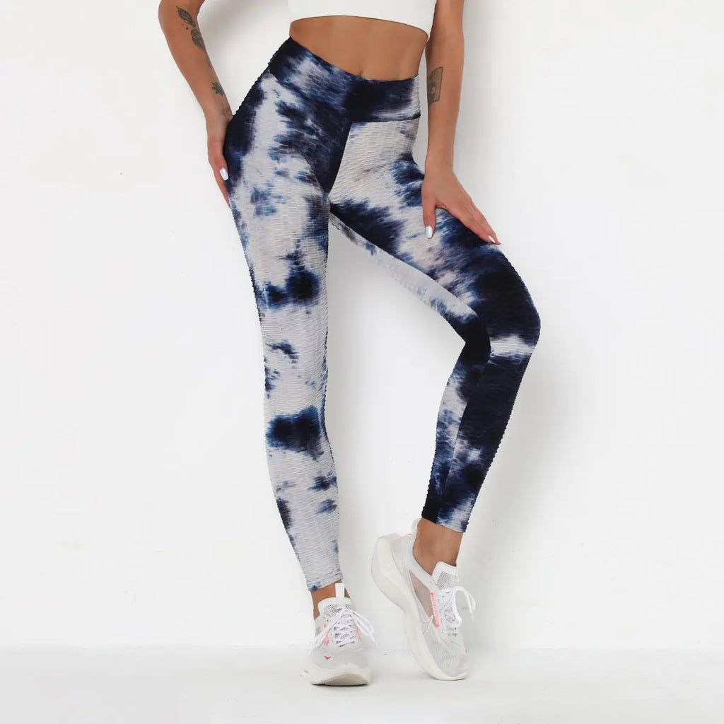 Tie-Dye Leggings for Fitness and Sports