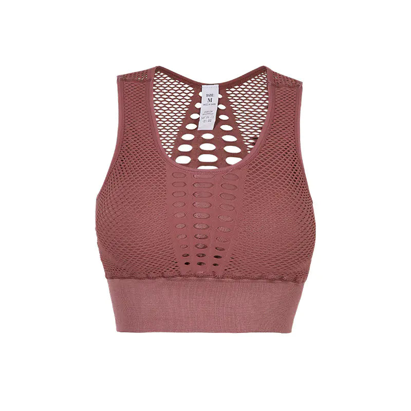 Sports Bra - Quick Dry, Shockproof Fitness Top