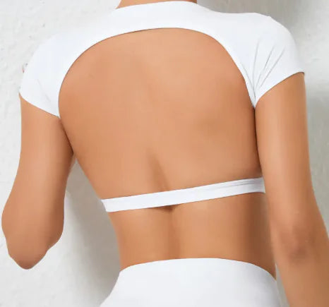 Backless Fitness T-shirt
