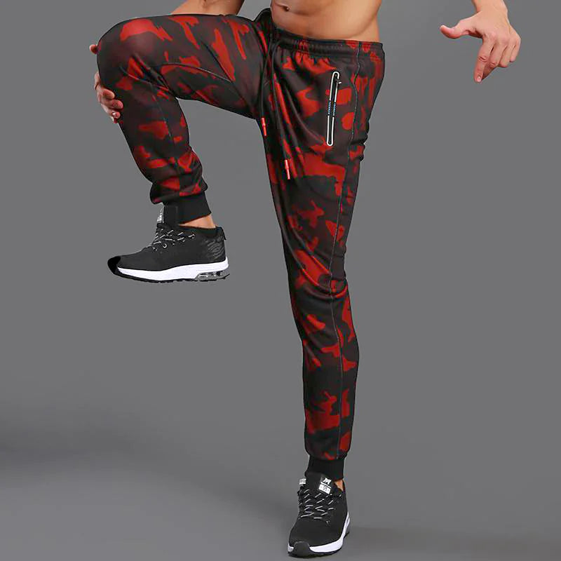 Camouflage Slim Fit Sports Pants - Comfortable Breathable
