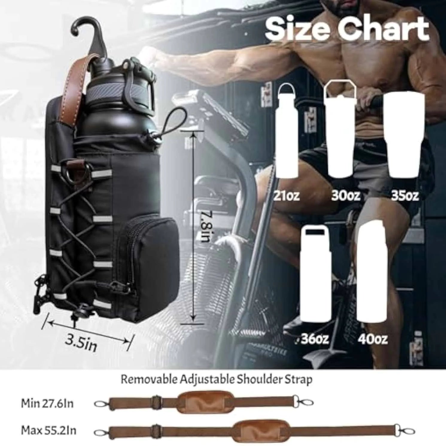 Waterproof Gym Bottle Holder