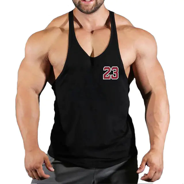 Men's Breathable Cotton Gym Training Vest