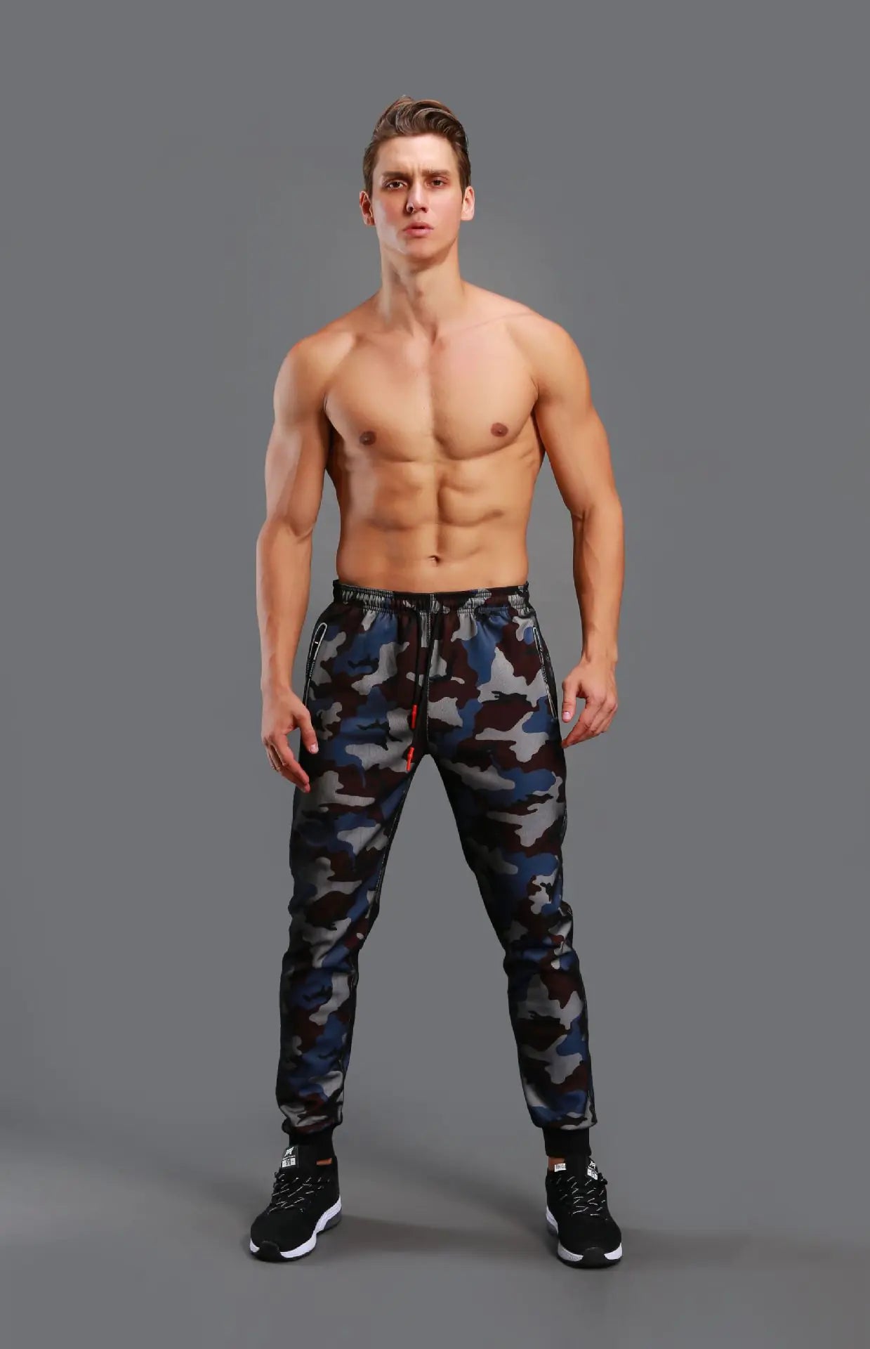 Camouflage Slim Fit Sports Pants - Comfortable Breathable