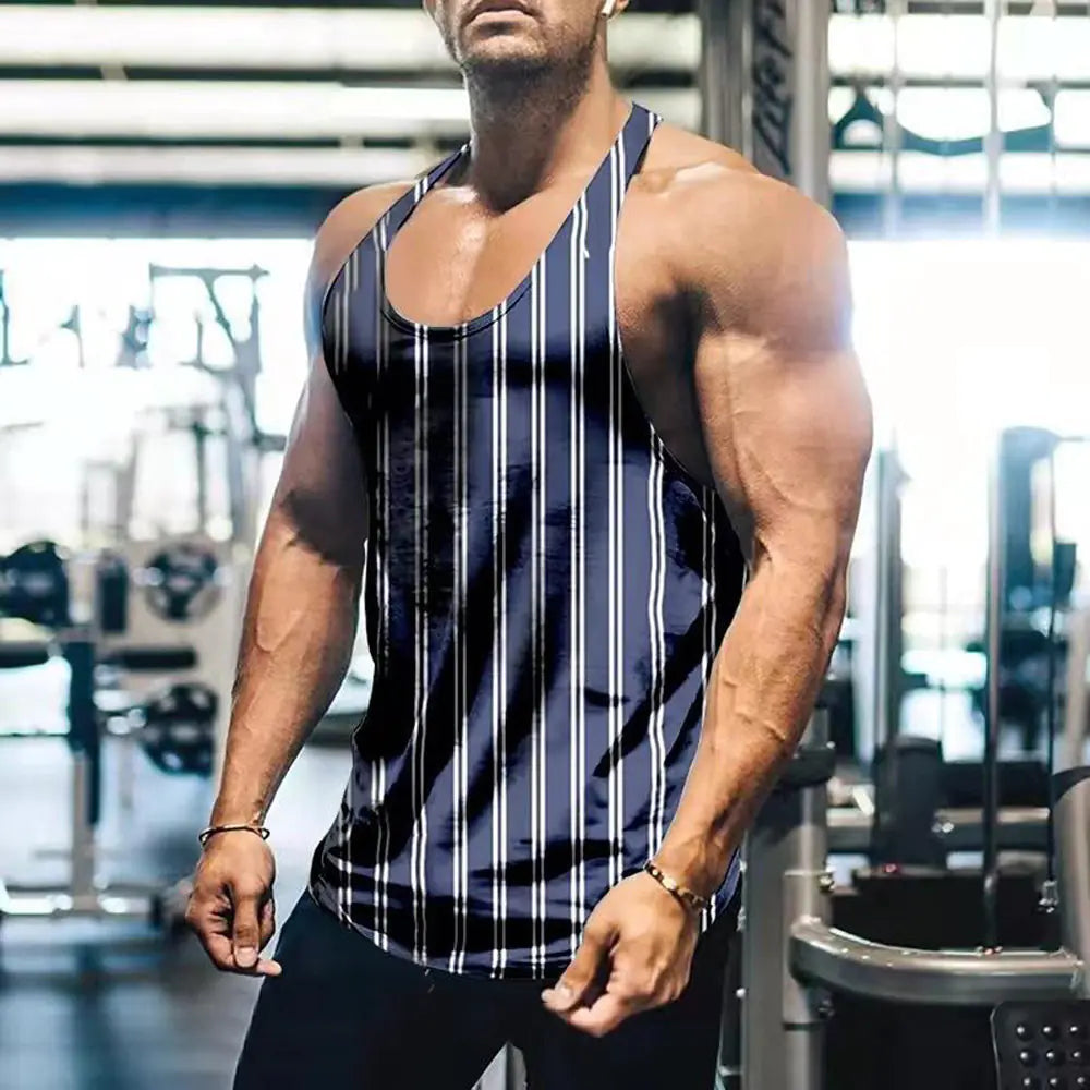 Cotton Loose Breathable Gym Vest for Exercise