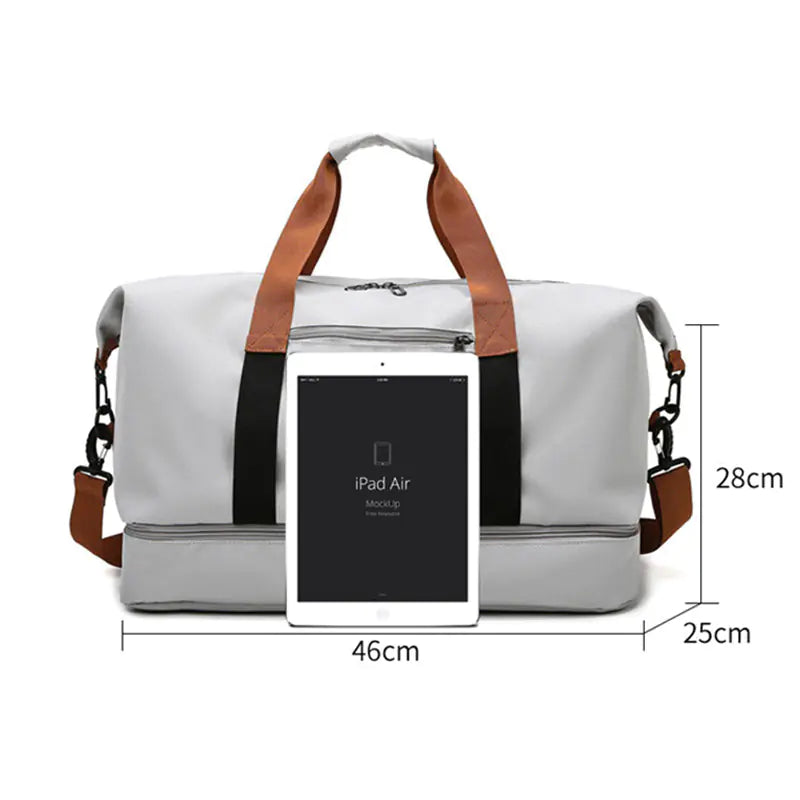 Large Capacity Waterproof Men's Travel Gym Bag