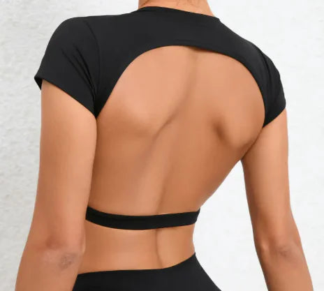 Backless Fitness T-shirt