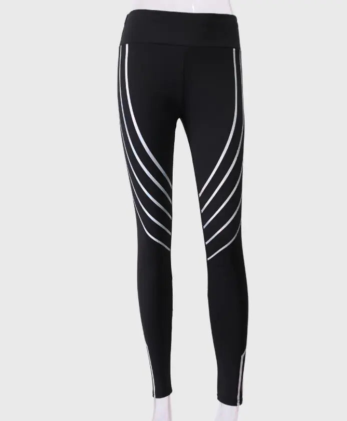 Laser Printed Slimming Sports Leggings For Fitness