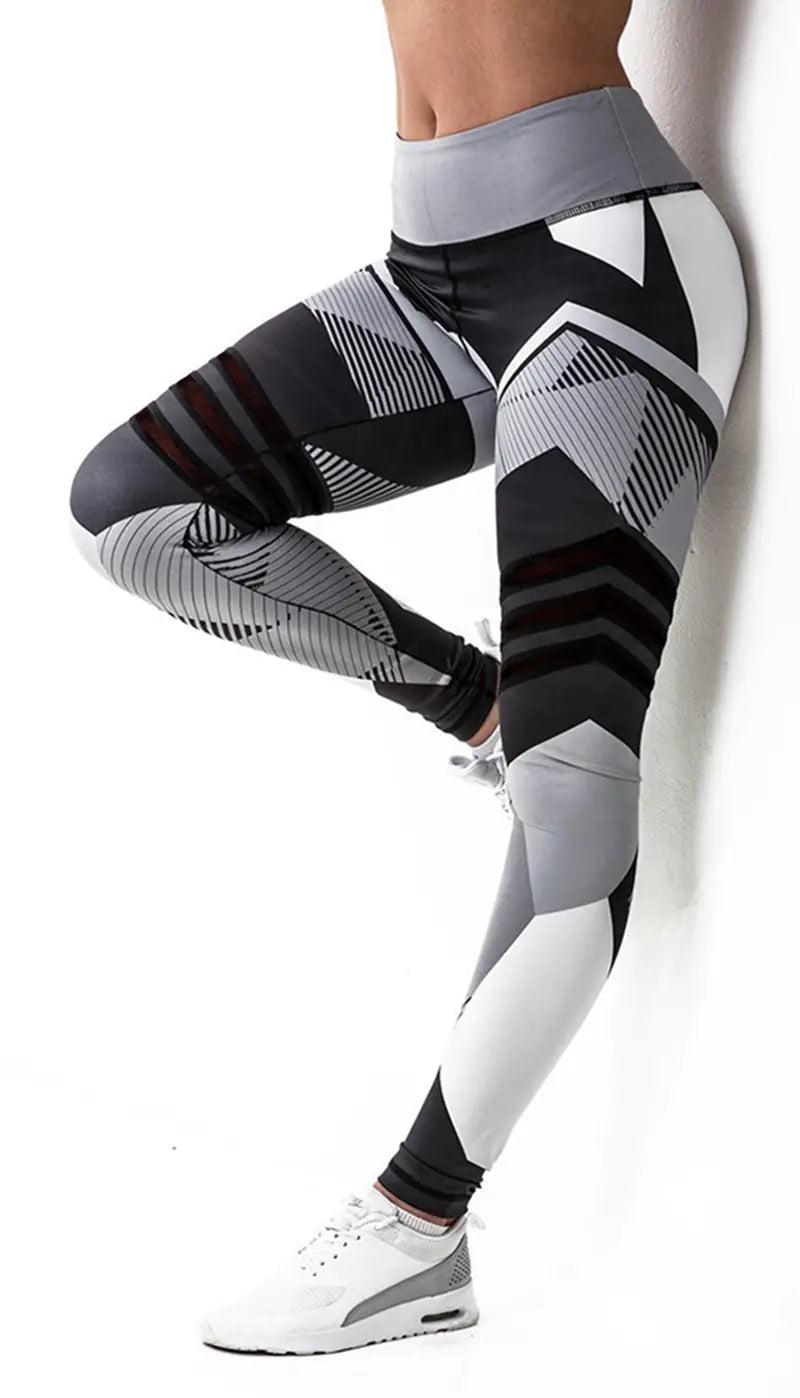 Reflective Printed Gym Bottom