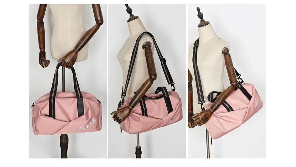 Women's Sports Gym Bag with Wet/Dry Separation (Large)