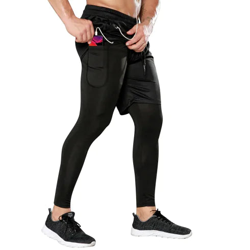 Dual Layer Dry Fit Compression Gym Outfit (Single)