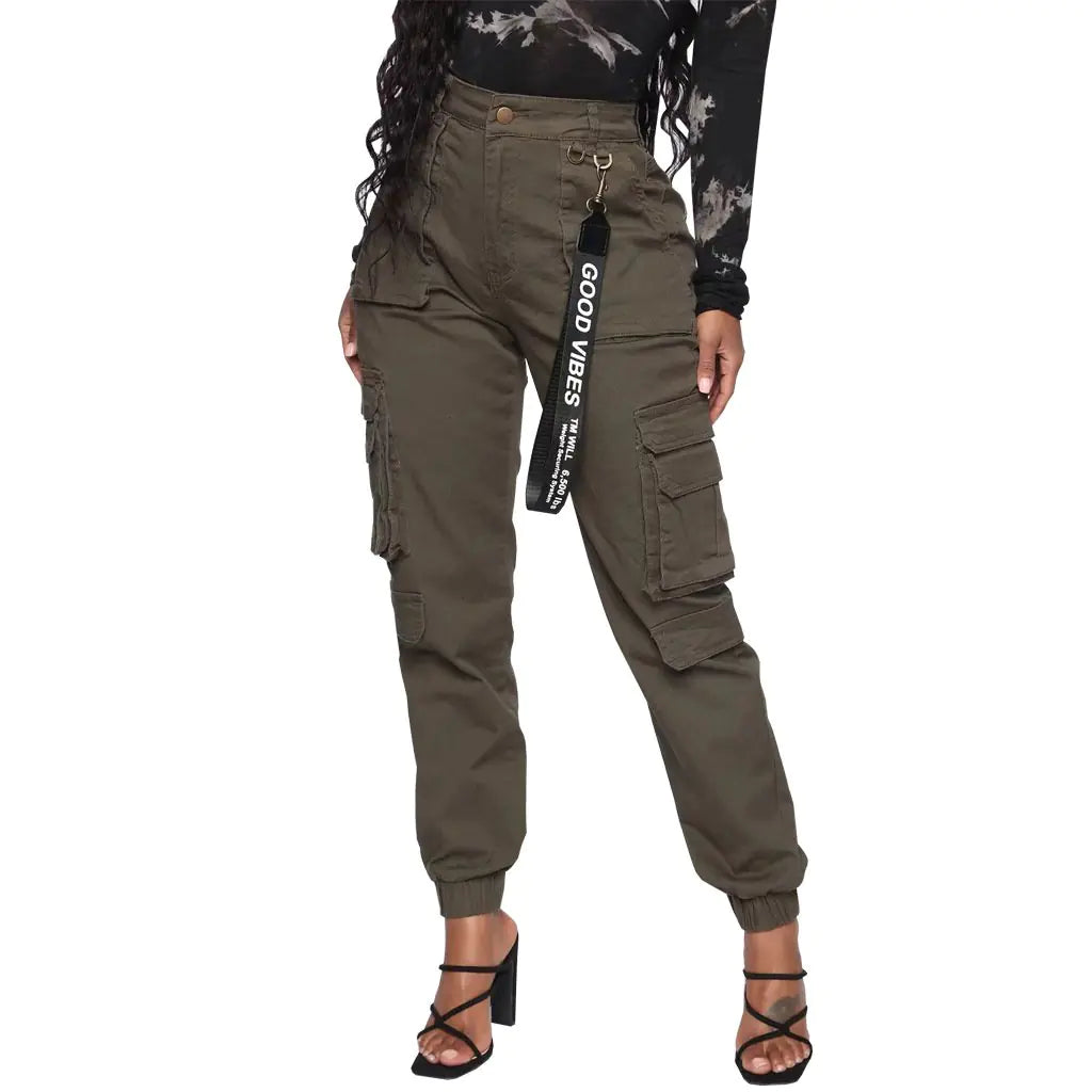 Comfortable Slim Fit Camouflage Tapered Stretch Overalls