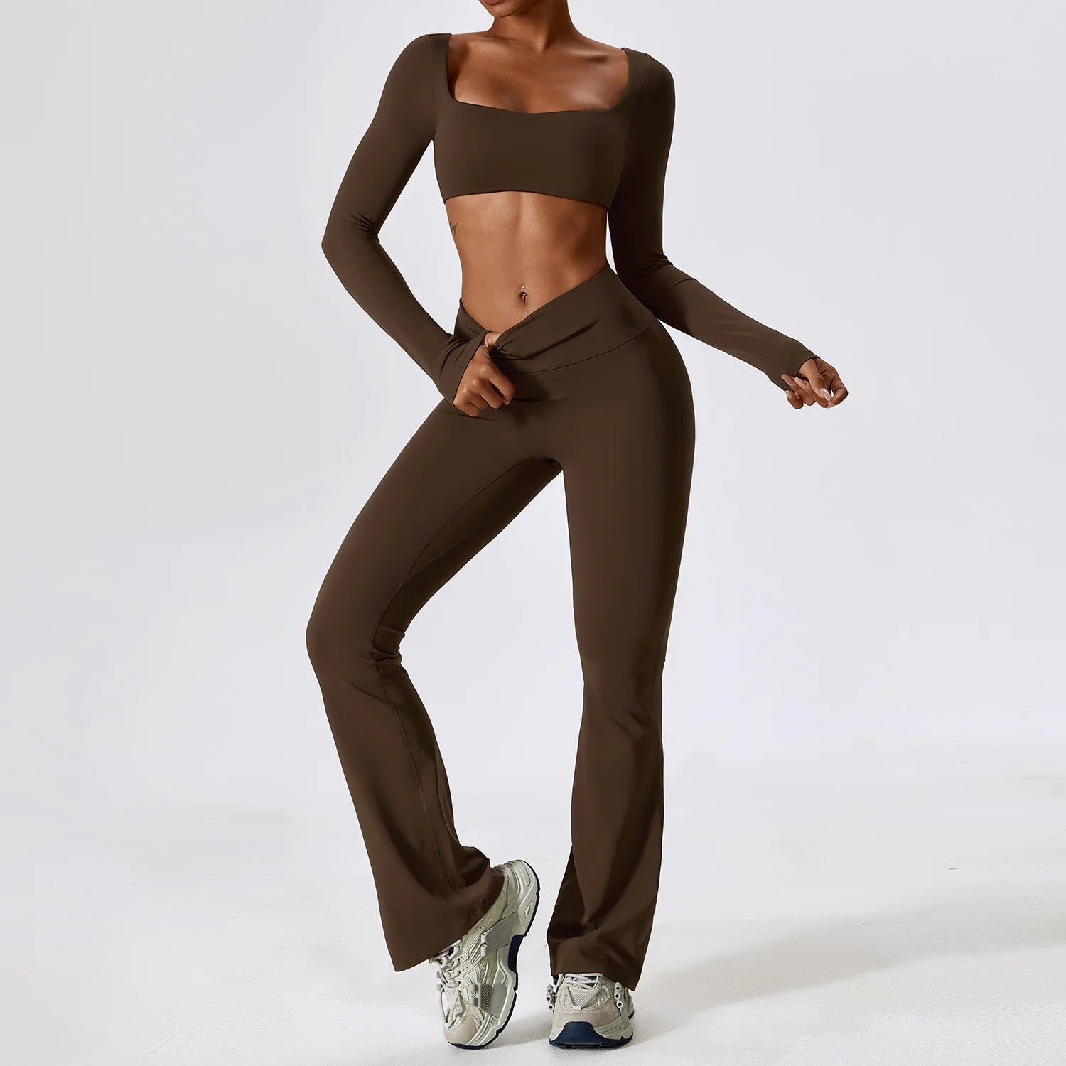 Nude Feel Gym Suit Set