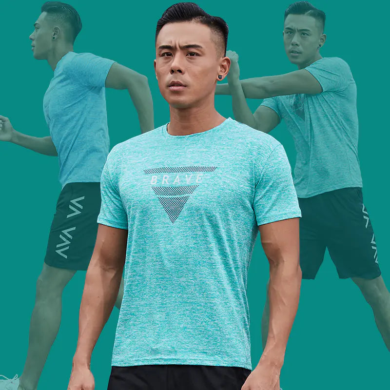Quick-Dry Sports Short Sleeve T-Shirt for Training