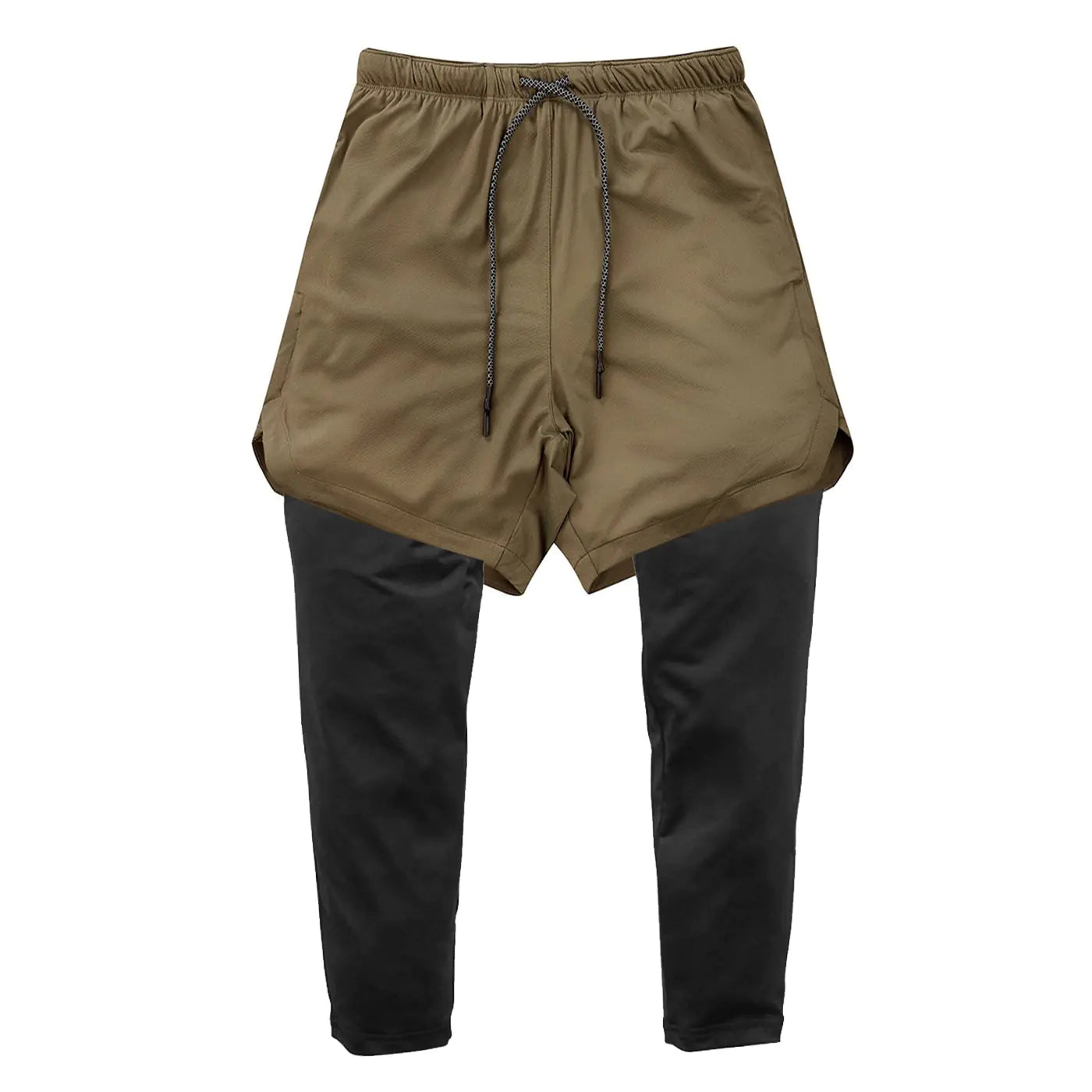 2-in-1 Quick Dry Running Gym Sports Shorts