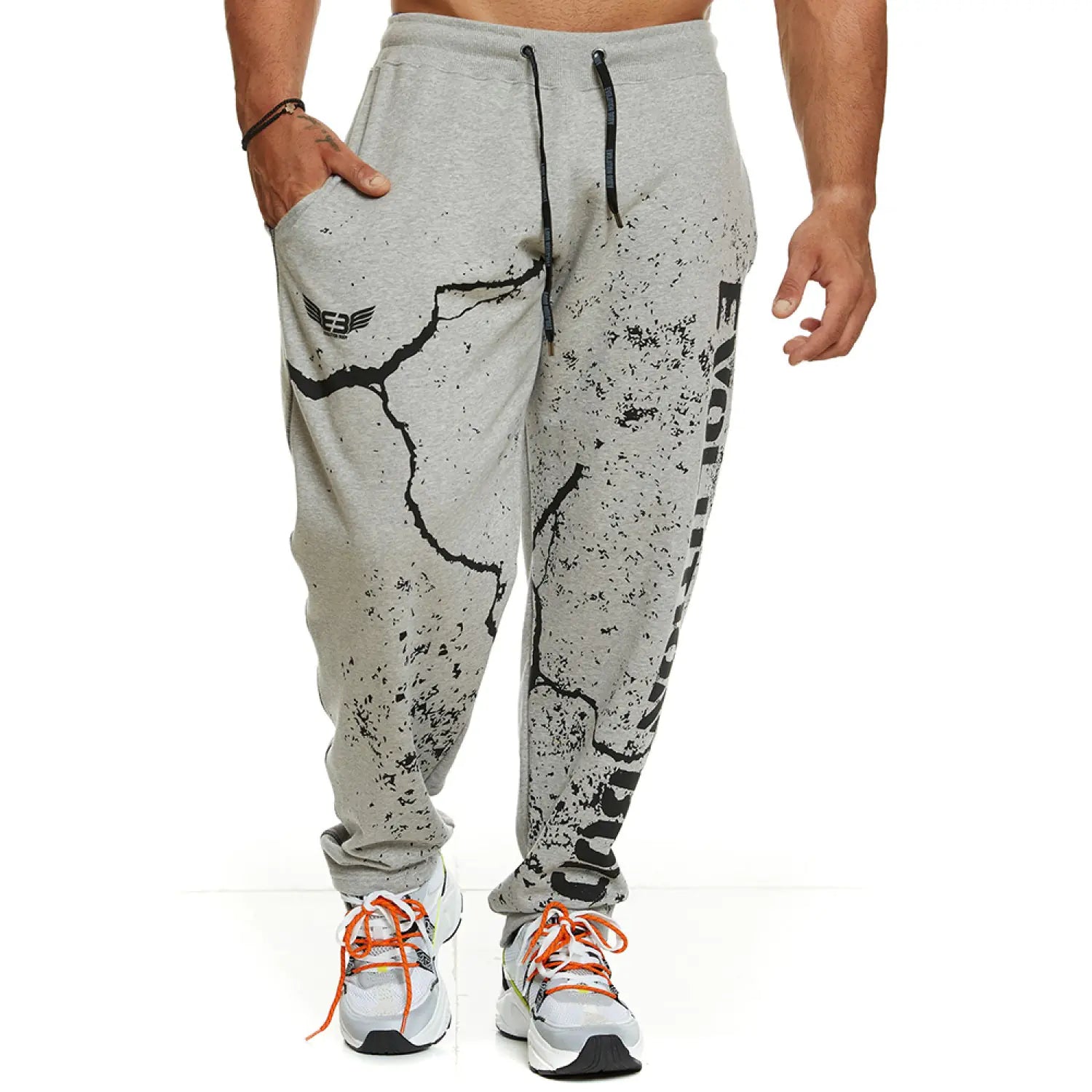 Plus Size Loose Sports Cotton Boxer Track Pants