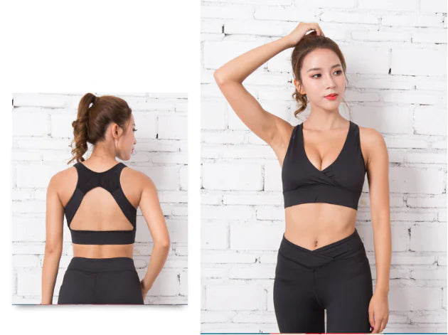 Quick-Dry Women's Sports Bra and Yoga Top