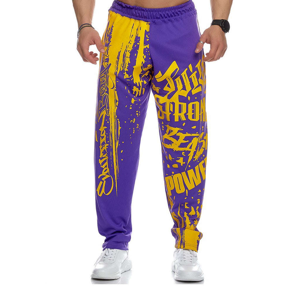 Plus Size Loose Sports Cotton Boxer Track Pants