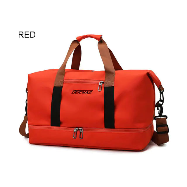 Large Capacity Waterproof Men's Travel Gym Bag