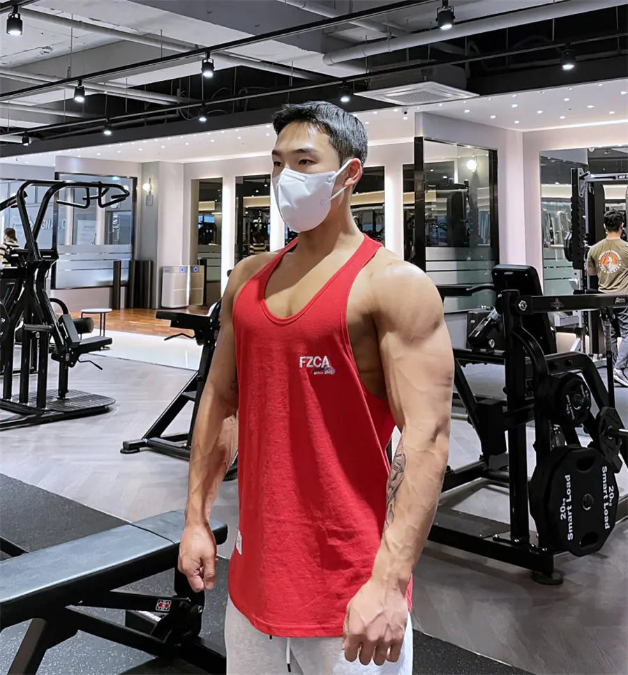 Cotton Vest for Gym and Exercise