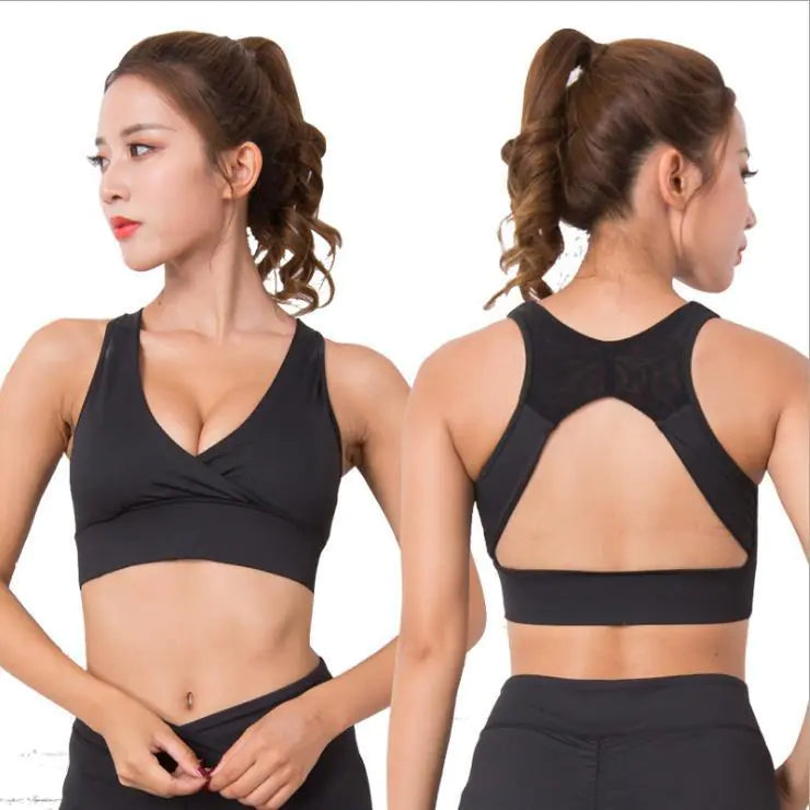Quick-Dry Women's Sports Bra and Yoga Top