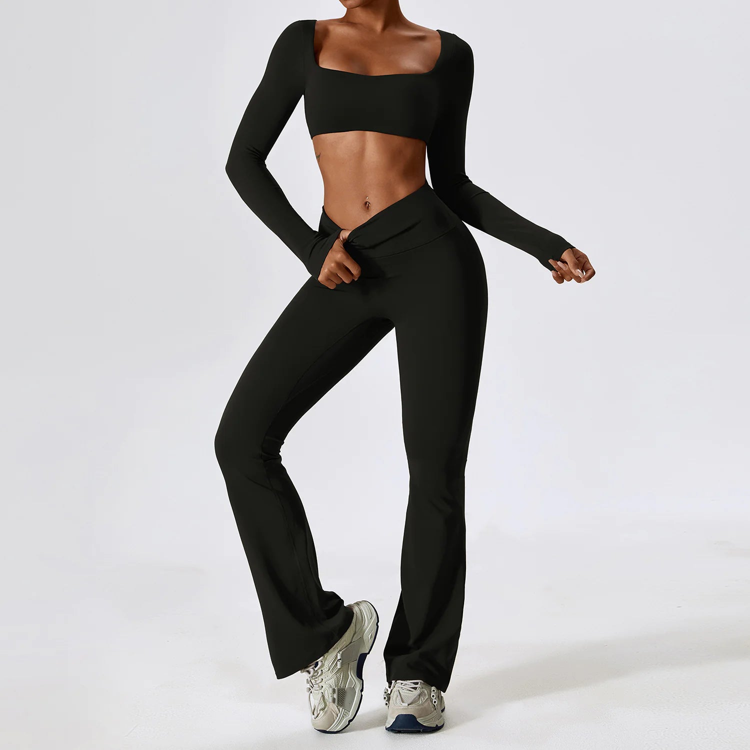 Nude Feel Gym Suit Set