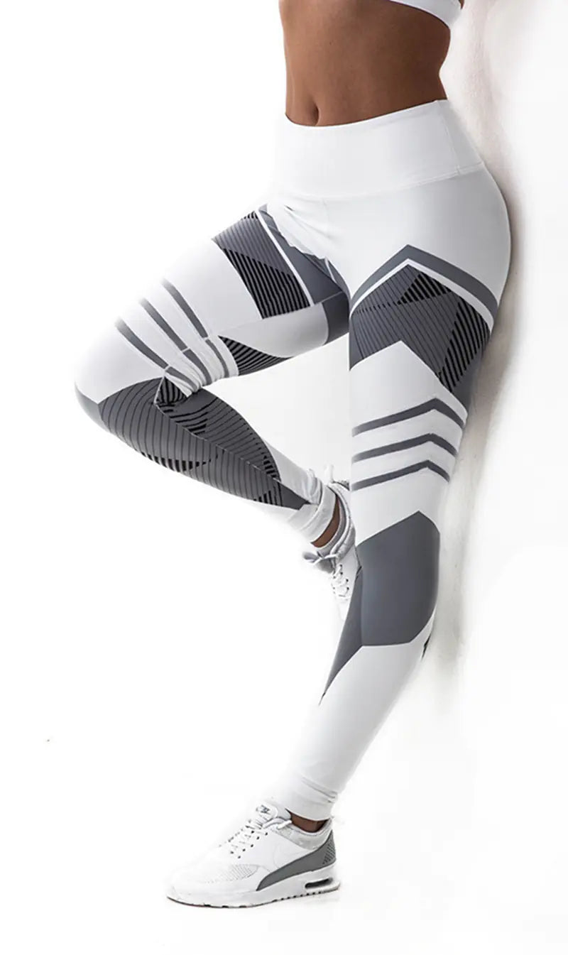 Reflective Printed Gym Bottom