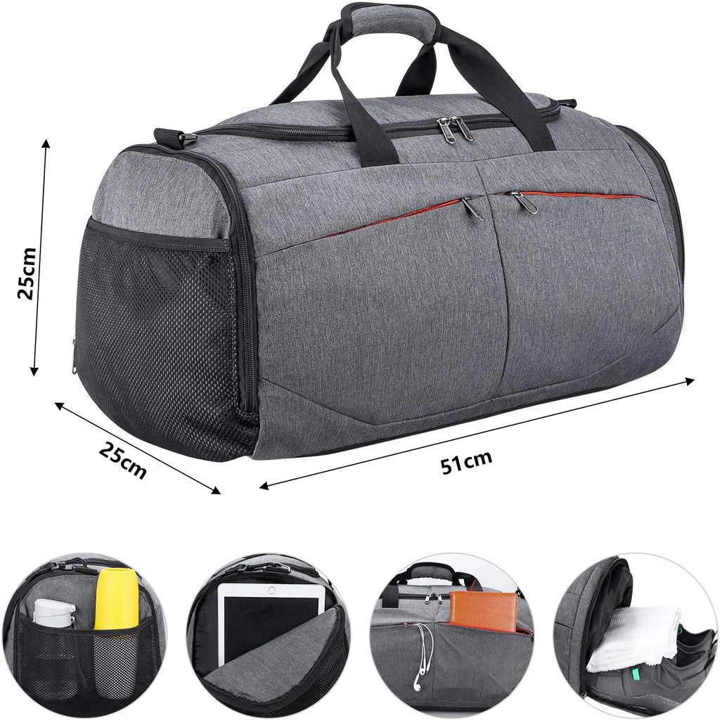 Large Capacity Unisex Gym Bag