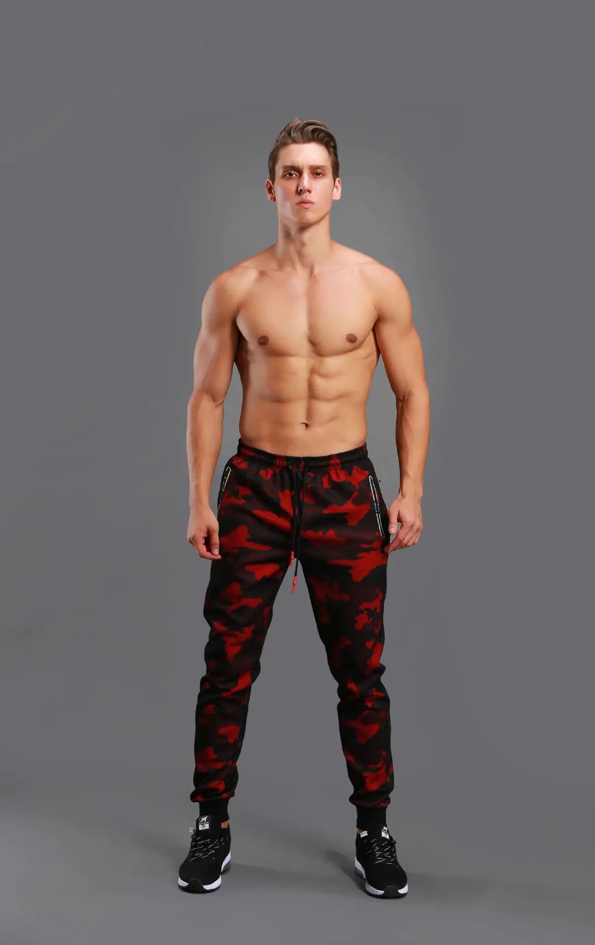Camouflage Slim Fit Sports Pants - Comfortable Breathable