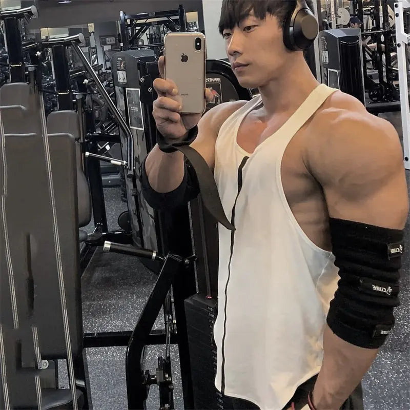 Sleeveless Gym Workout Fitness Vest Tops